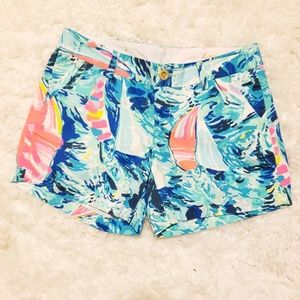 EUC Lilly Pulitzer Callahan Short Hey Bay Bay Sz 4